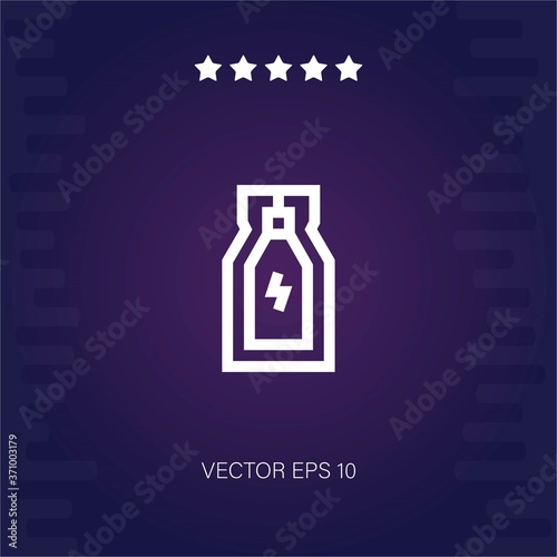 energy gel vector icon modern illustration