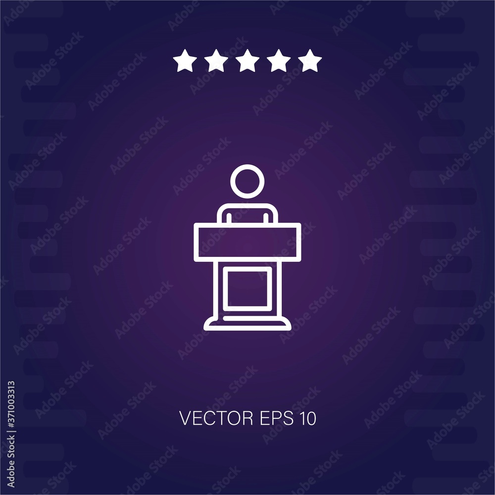 speech vector icon modern illustration speech vector icon modern illustration
