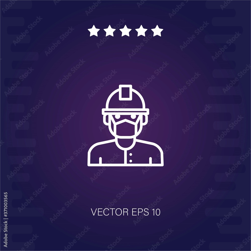 engineer vector icon modern illustration engineer vector icon modern illustration