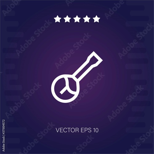 domra vector icon modern illustration