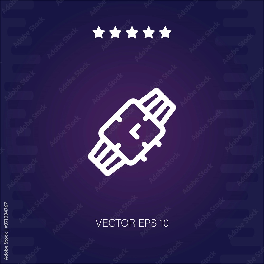 watch vector icon modern illustration watch vector icon modern illustration