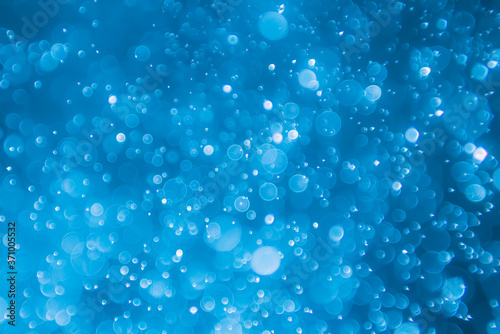 abstract light bokeh with navy blue  background