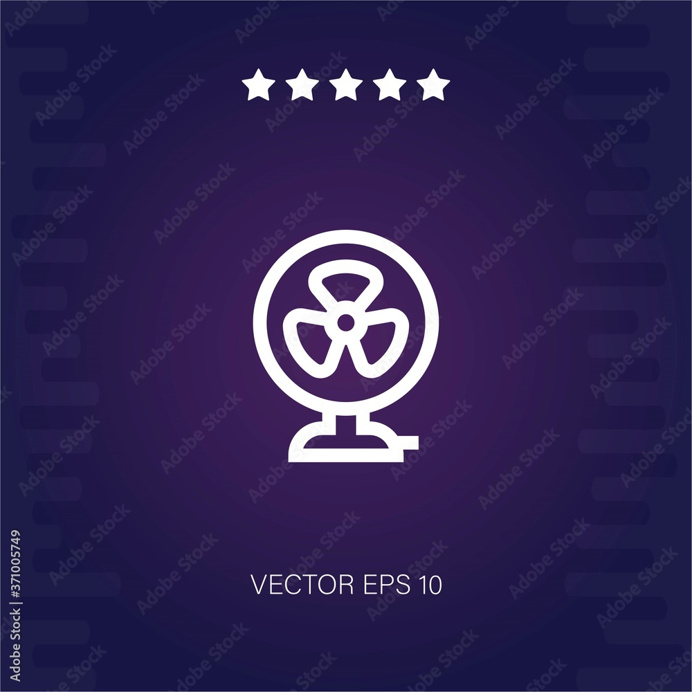 fan vector icon modern illustration fan vector icon modern illustration