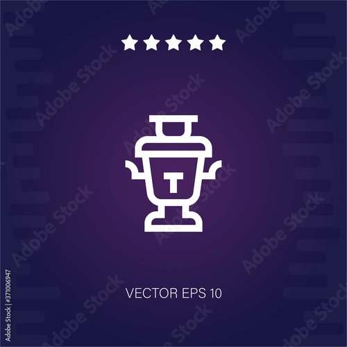 samovar vector icon modern illustration