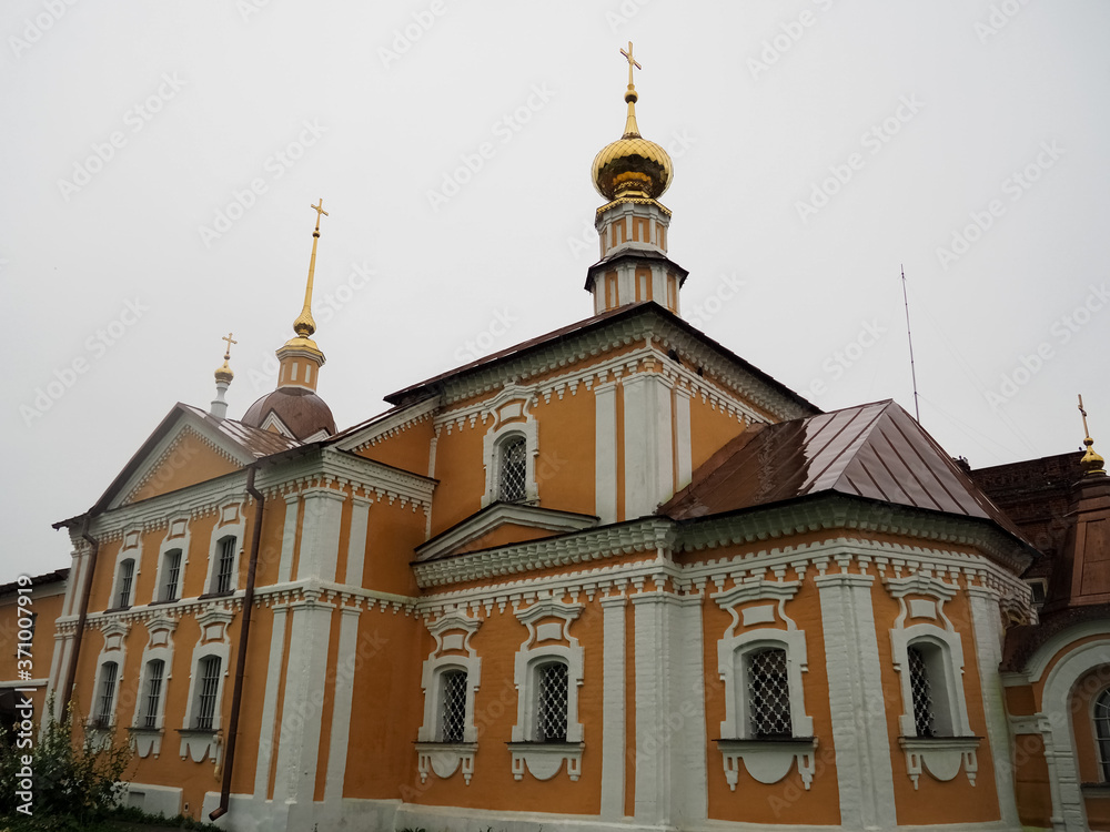 Obraz premium photos of old stone Russian Orthodox churches in Suzdal