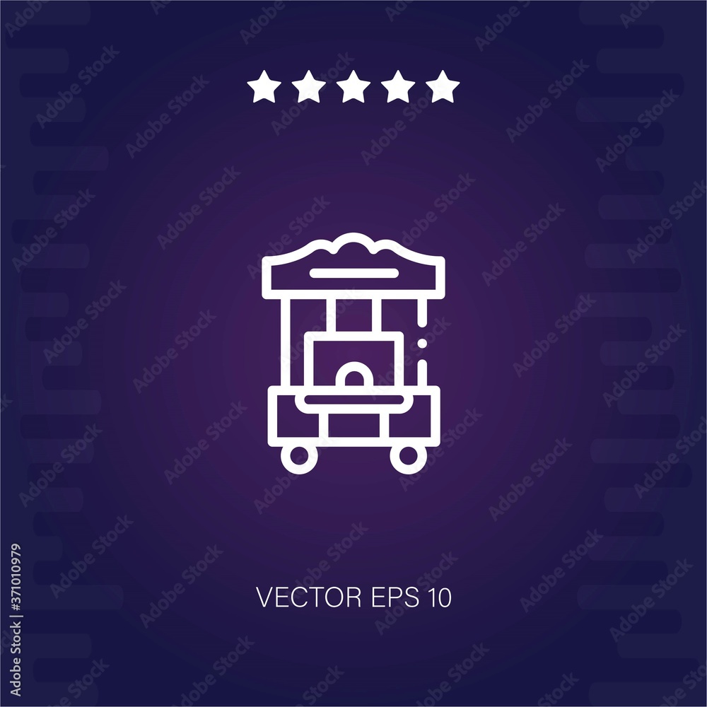 ticket box vector icon modern illustration ticket box vector icon modern illustration