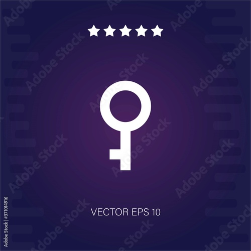 demigirl vector icon modern illustration