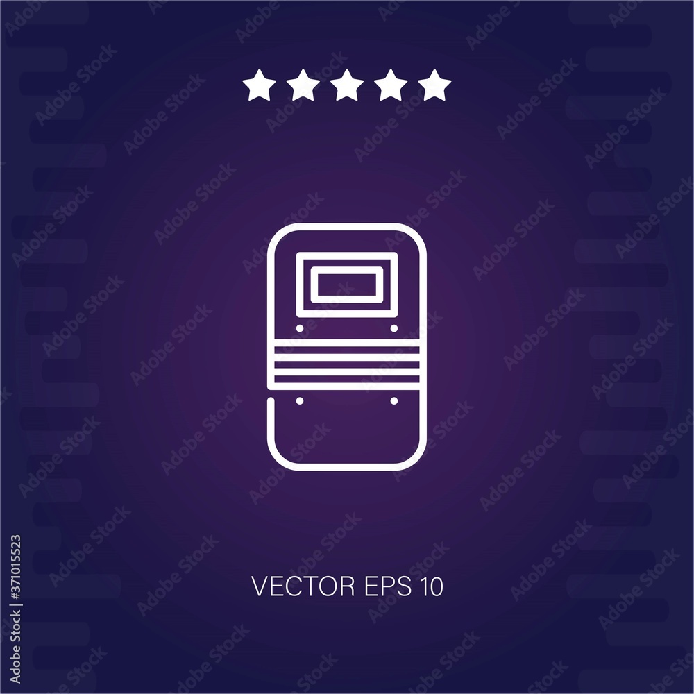 shield vector icon modern illustration shield vector icon modern illustration