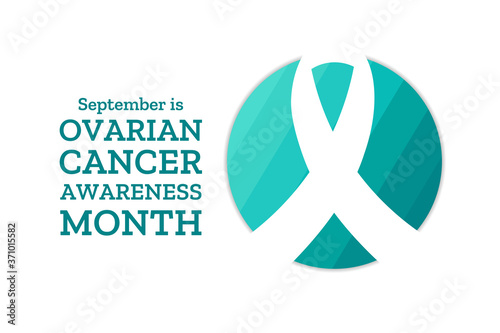Ovarian Cancer Awareness Month. Template for background, banner, card, poster with text inscription. Vector EPS10 illustration.