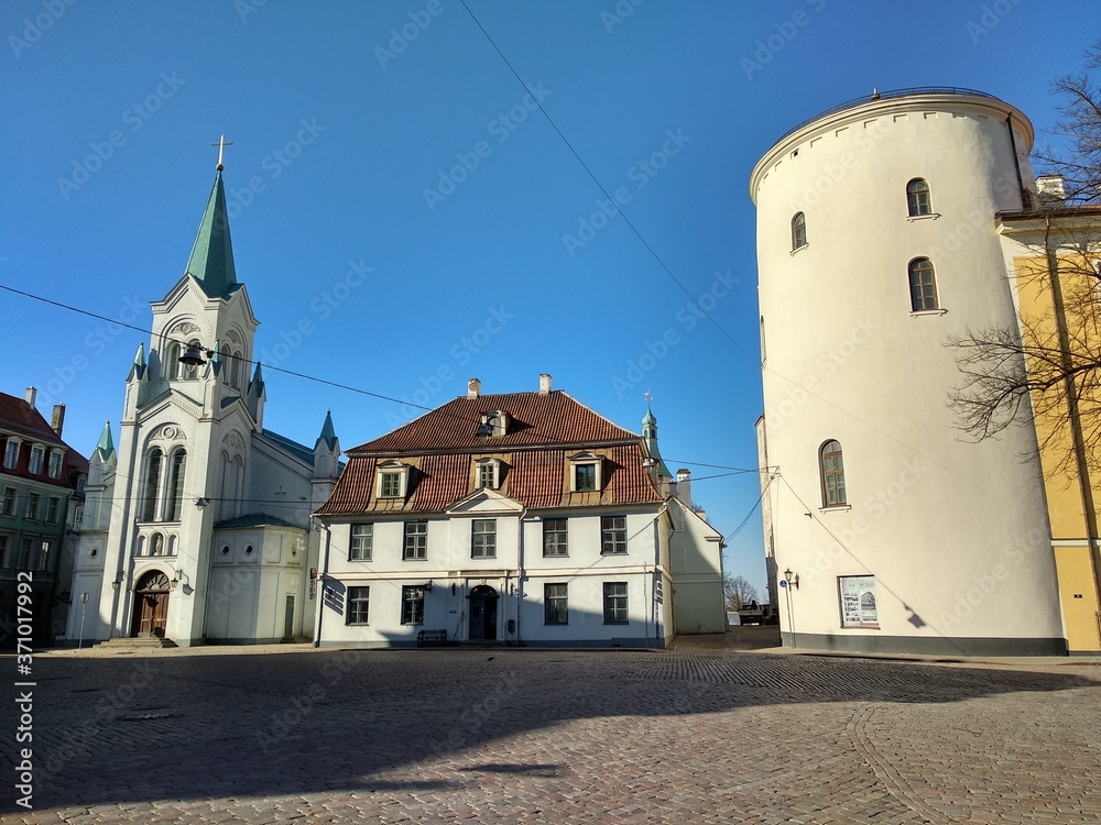 View of the old town of Riga