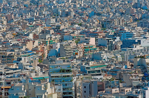 Dense residential area in Athens, Greece © havoc