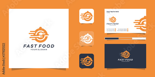 Fast Food logo and business card inspiration