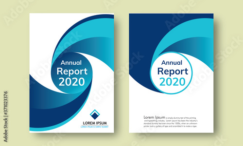 annual report-2020 template design