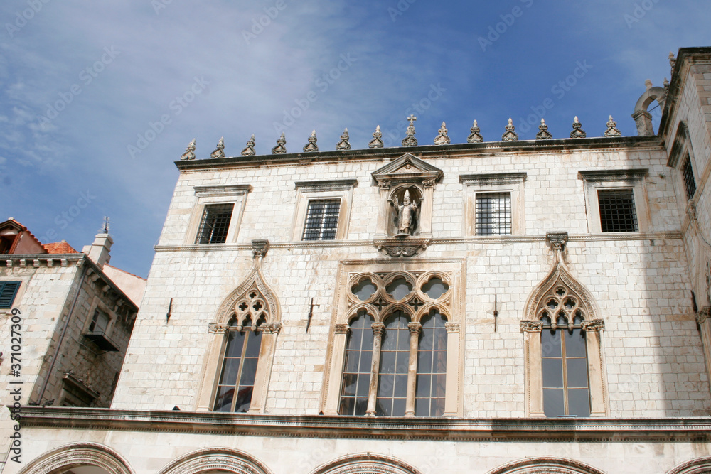 Sponza Palace in historic Dubrovnik, Croatia
