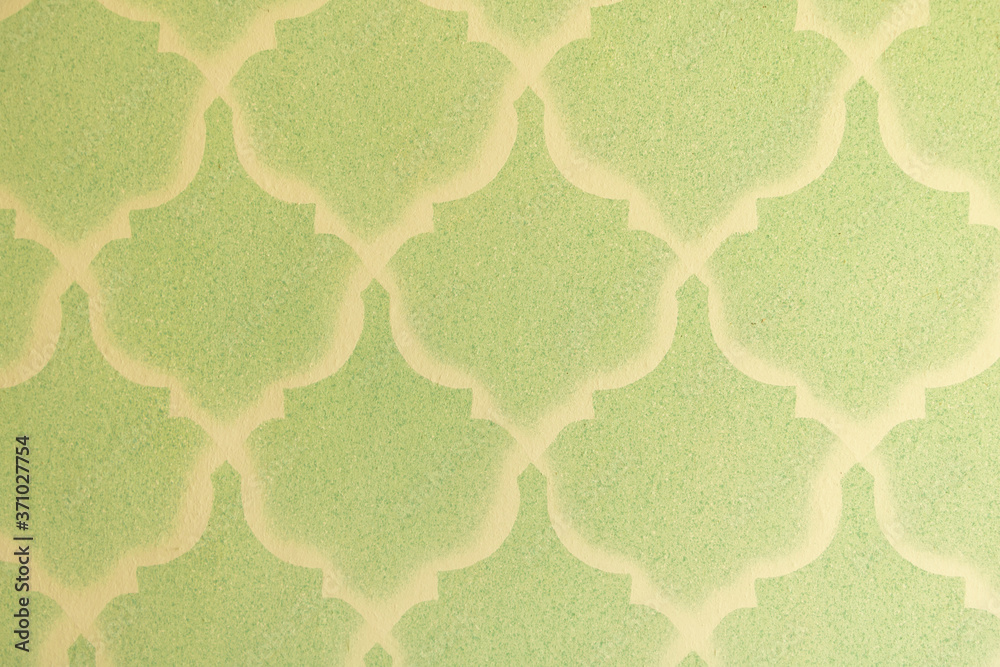 Painted wall in green, old style. Textured Painted wall in green, old style. Textured