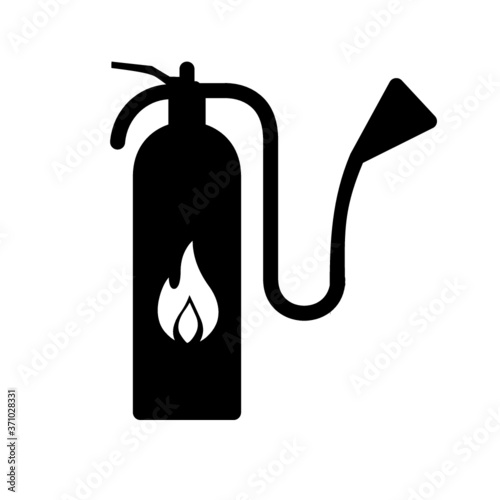 Firefighting vector icon photo