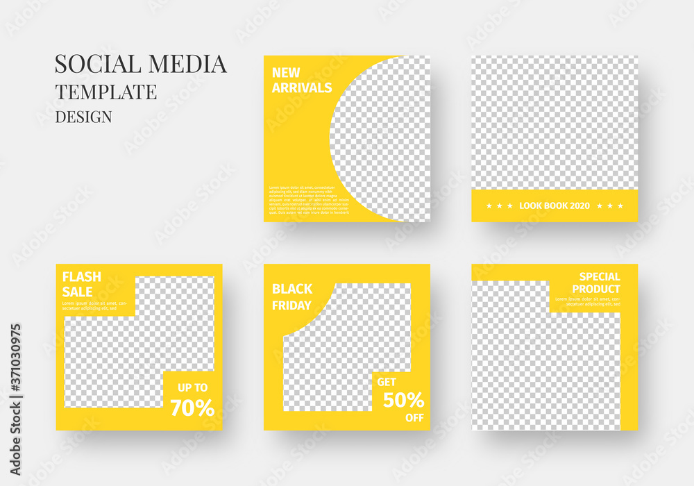 Social media template. Set of editable template for social media stories. Mockup isolated. Template design. Vector illustration. Social media template. Set of editable template for social media stories. Mockup isolated. Template design. Vector illustration.