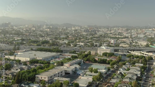 Wallpaper Mural Los Angeles Pico Union from University Park Sunset Aerial Shot Torontodigital.ca