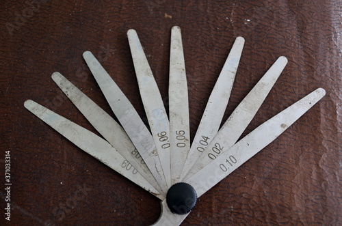 Konstfotografi Photo of set valve clearance probes
