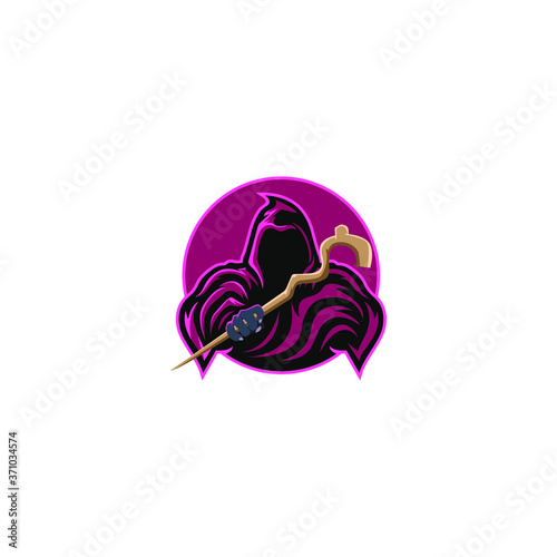 Evil Mage Mascot type logo design (ID: 371034574)