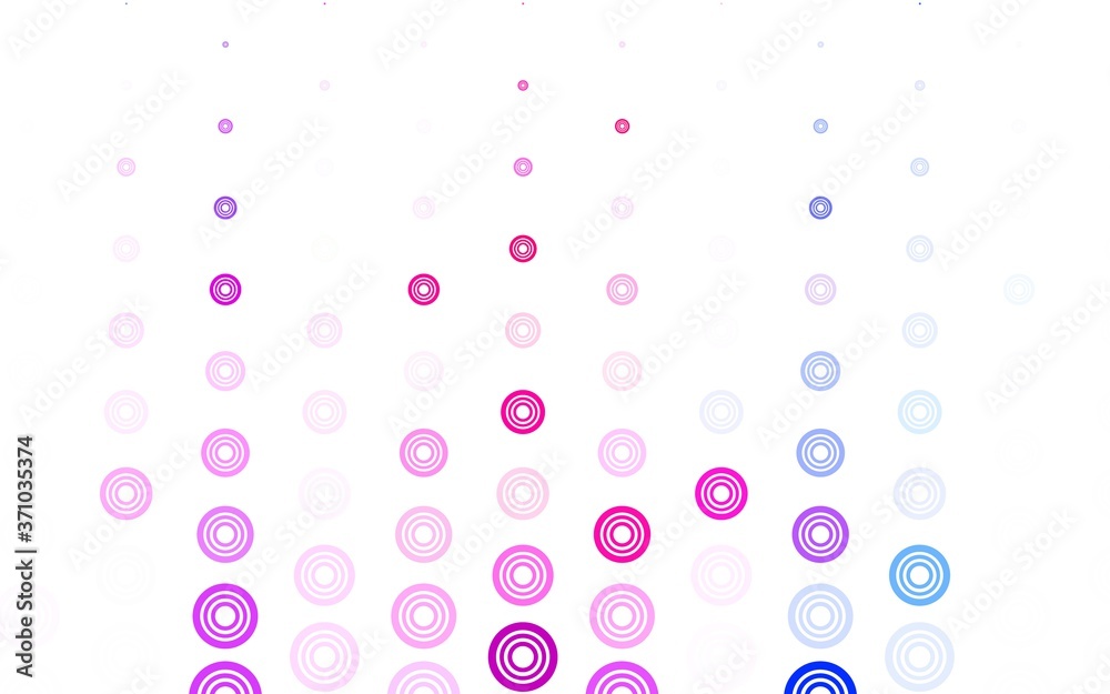 Light Pink vector layout with circle shapes.