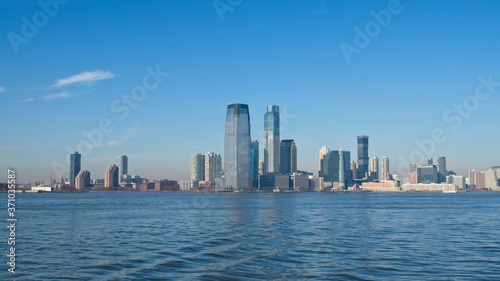 Lower Manhattan from Liberty Island