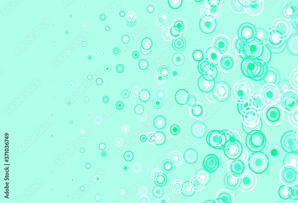 Light Blue, Green vector background with spots, lines. Light Blue, Green vector background with spots, lines.