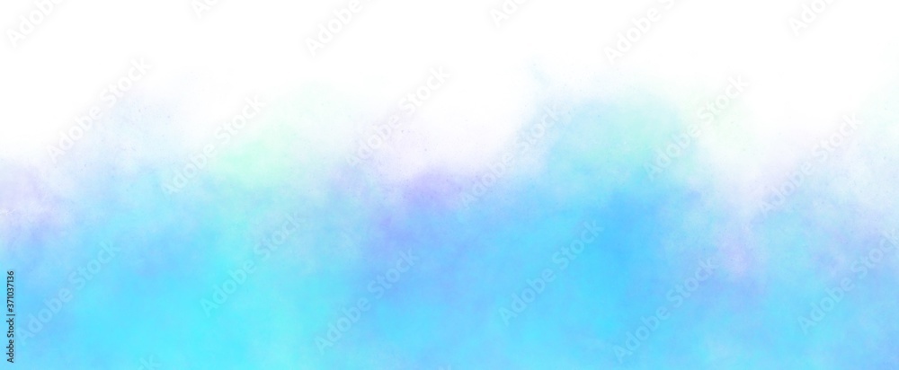 Abstract background white and blue water color, Hand painted background.

