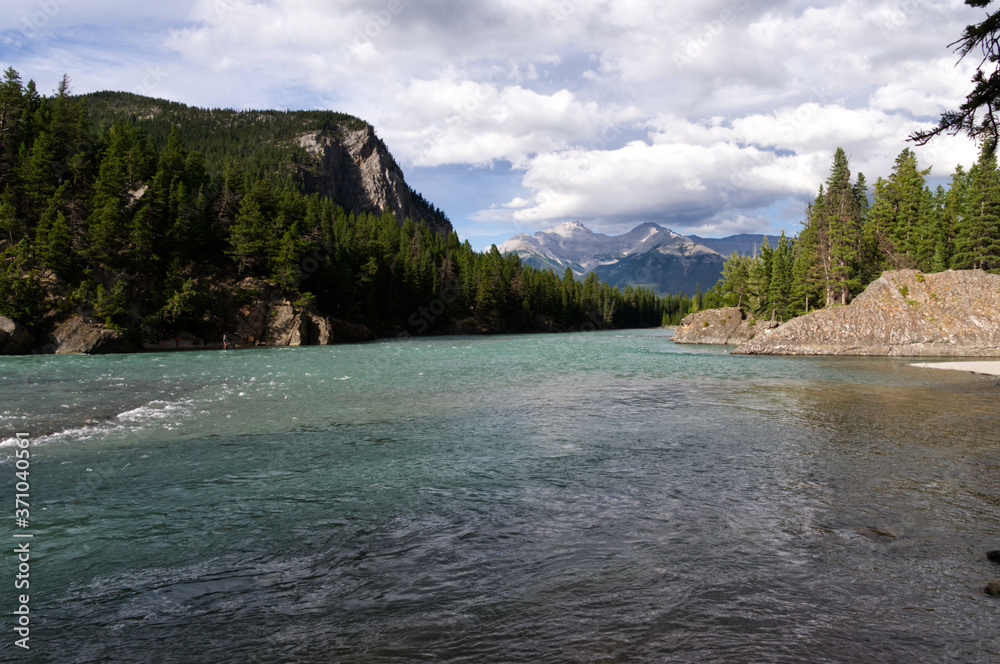 Bow River after the Waterfall
