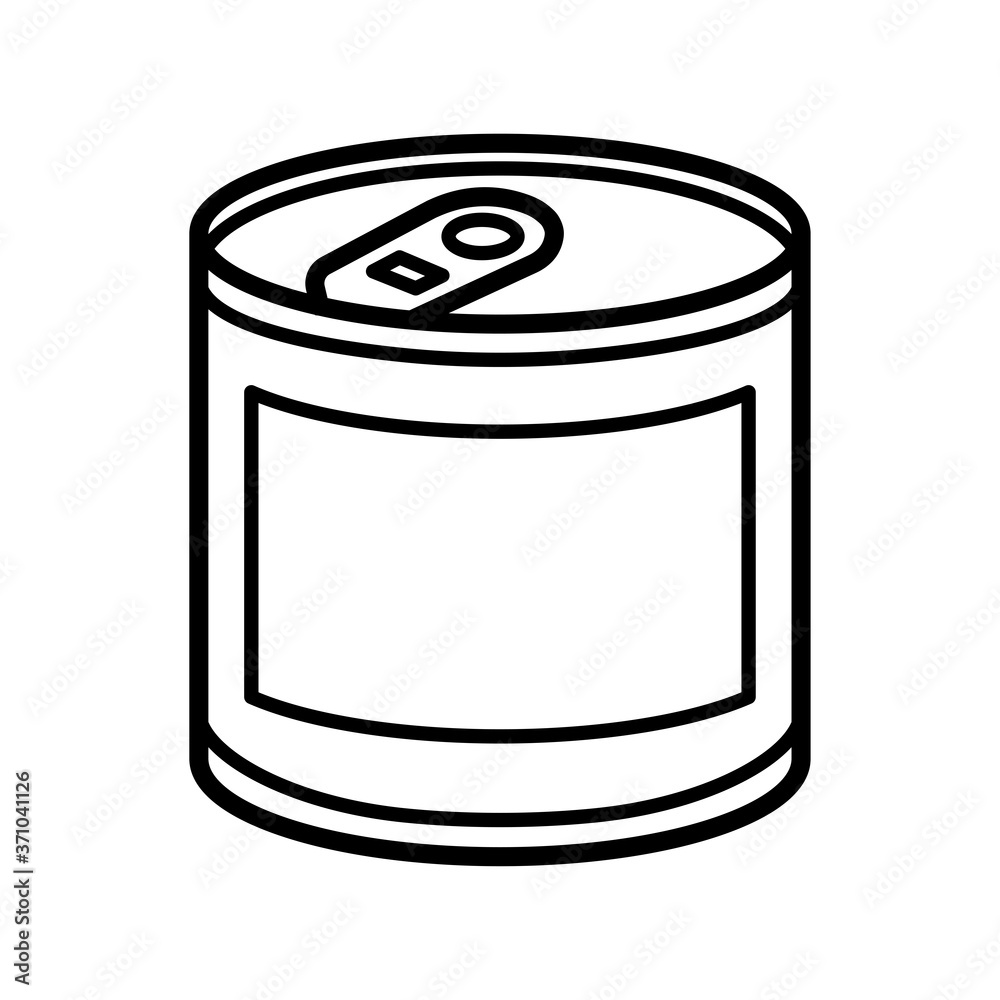 tin can icon vector illustration design