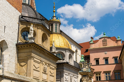 Sigismund's Chapel at the Wawel Castle in Krakow