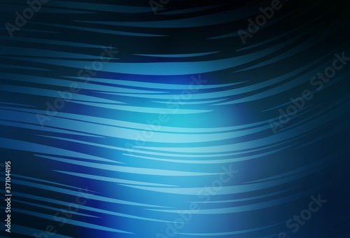 Dark BLUE vector abstract bright template.