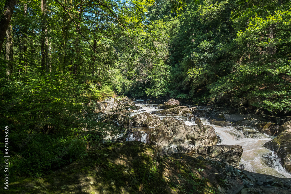 River Llugwy, Betws-y-Coed, North Wales, August 2020