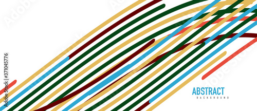 Аbstract moving colorful lines vector backgrounds for cover, placard, poster, banner or flyer