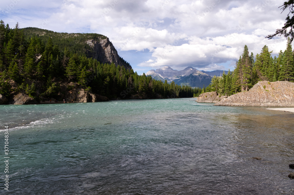 Bow River after the Waterfall