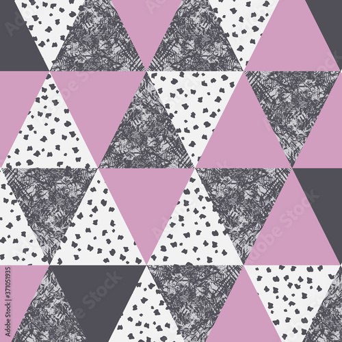 Retro triangles background,