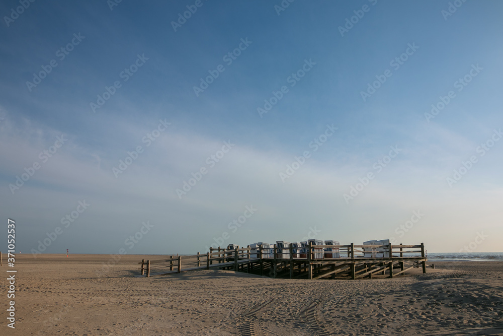 Strand, St. Peter-Ording, Nordsee, Textfreiraum