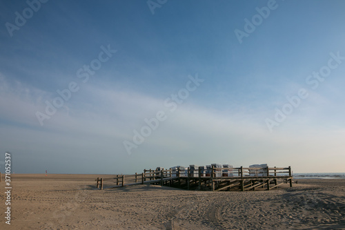 Strand, St. Peter-Ording, Nordsee, Textfreiraum © Lars Gieger