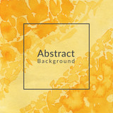Abstract yellow watercolor texture background