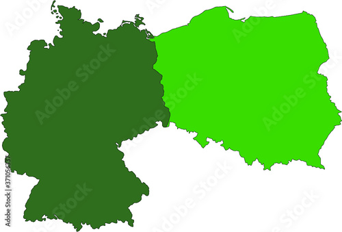 map of germany and poland