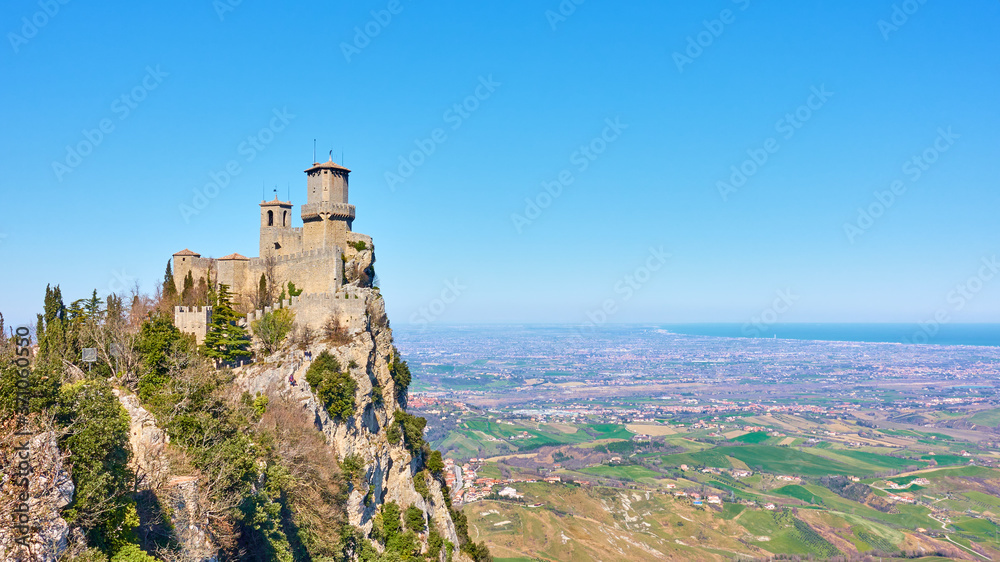 The first tower of San Marino on Titano mount