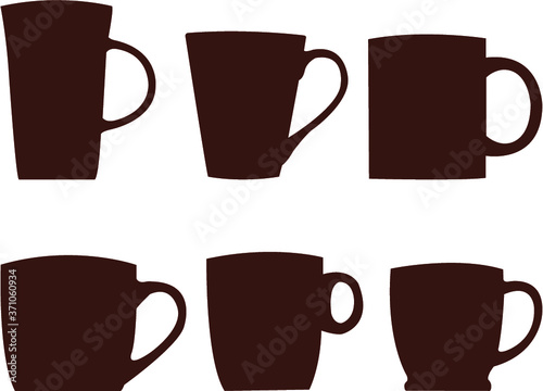 set of coffee cups