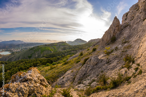 Rocks and mountains