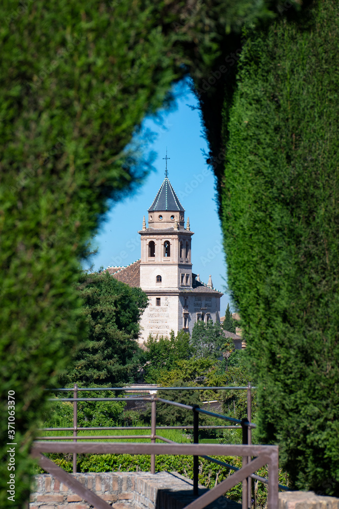 IGLESIA, ALHAMBRA, GRANADA, ANDALUCIA, ESPAÑA