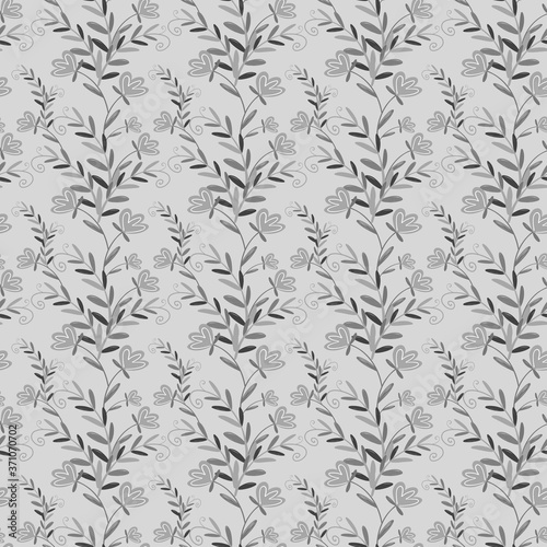 Kawaii cute square seamless pattern traditional flowers to the day of death on white background. Flat digital art. Print for fabric, wrapping paper, packaging, banner, poster, invitation, decoration