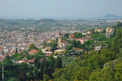 Wallpaper Mural Panorama of Zakynthos city, Zakynthos island, Greece Torontodigital.ca