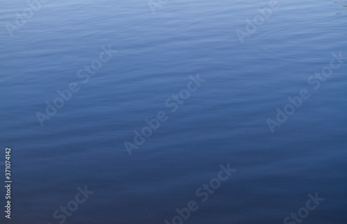 blue water surface with small ripples