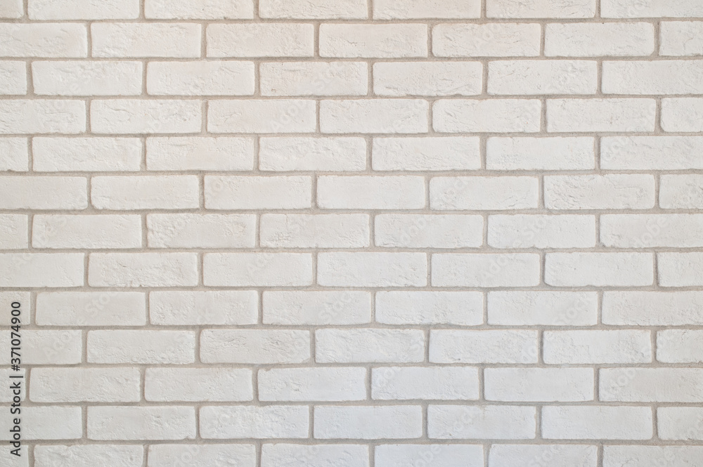 Close up rustic white brick wall texture background. Copy space Close up rustic white brick wall texture background. Copy space