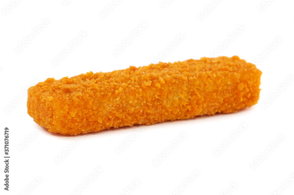 Fish finger isolated on white Fish finger isolated on white