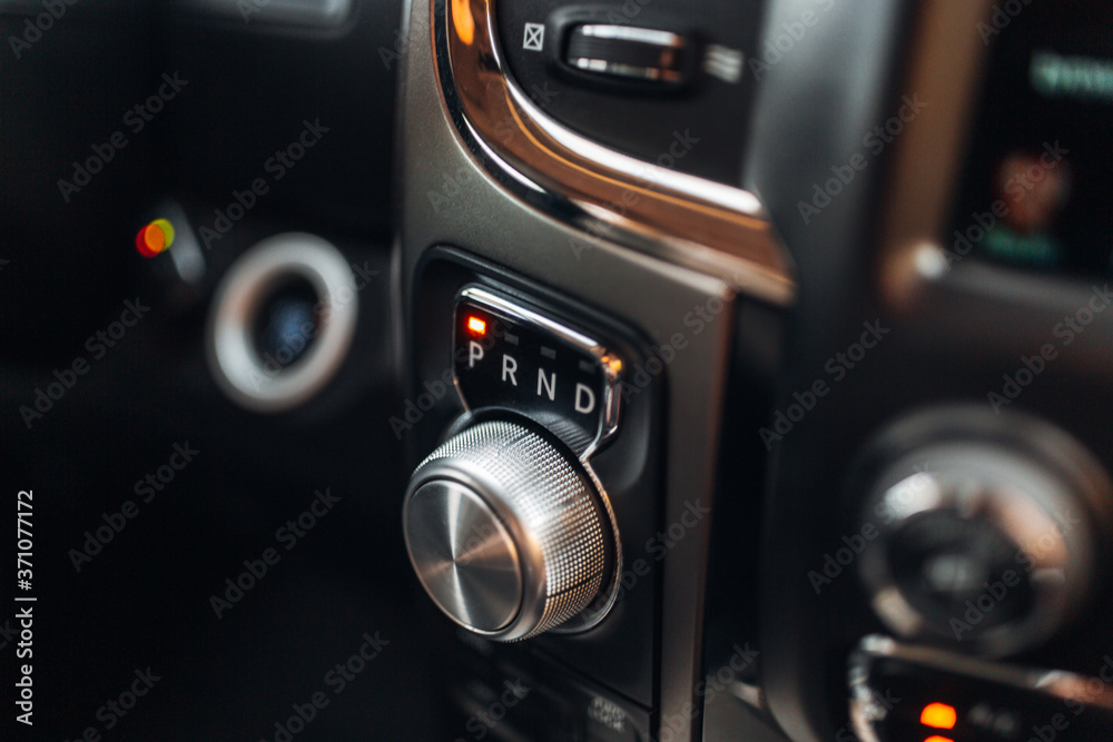 Modern automatic gearbox shift handle 
